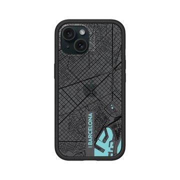 iPhone 15 Mod NX 黑 - JOCR - Barcelona (Black Logo)