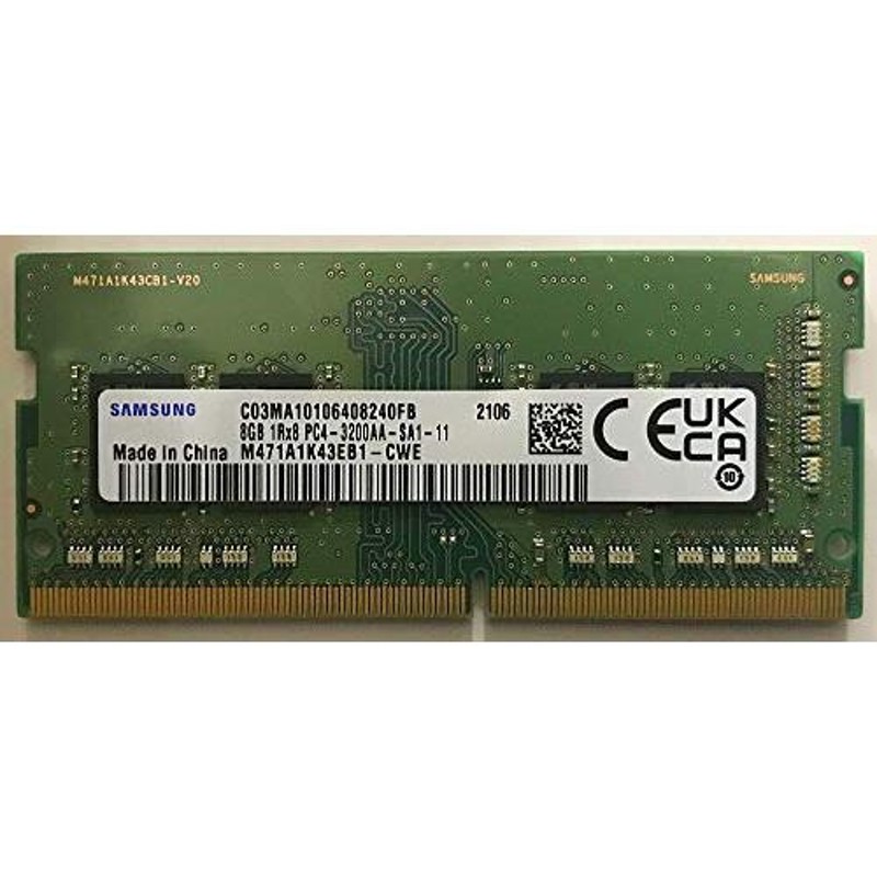 SAMSUNG ORIGINAL サムスン純正 PC4-25600 DDR4-3200 8GB ノートPC用