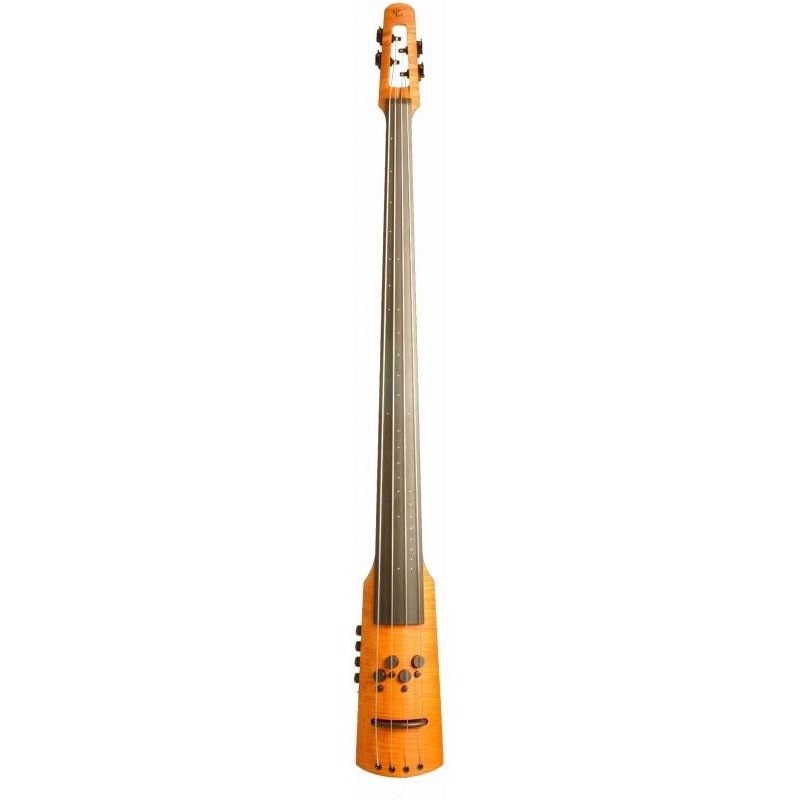 NS Design CR Double Bass 4st Amber Polar PU, 18V Active Preamp CR4-AM