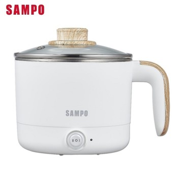 ◤A級福利品‧數量有限◢ SAMPO聲寶KQ-CA12D 雙層防燙多功能快煮美食鍋/料理鍋(附蒸架) 1.2L