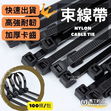 【馬丁居家】工業束線帶 綁線帶 尼龍束帶 扎線帶 束帶 整線帶 塑膠束帶 紮線帶 尼龍帶 自鎖帶 電線整理 固定 帶子