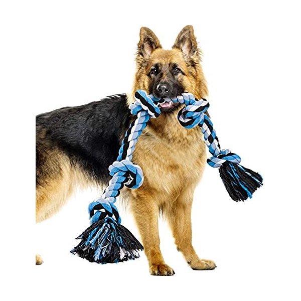 For 犬おもちゃ 犬用噛むおもちゃ玩具 犬ロープおもちゃ 中型犬 大型犬 ペット用 丈夫 天然コットン ストレス解消 運動不足解消 耐久性 清潔 歯 通販 Lineポイント最大0 5 Get Lineショッピング