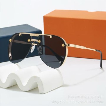 歐美新款金屬墨鏡男女潮流太陽眼鏡休閑商務跨境太陽眼鏡防曬開車