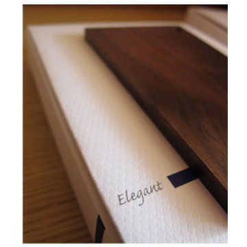 原木IC卡片夾-胡桃木(四角)