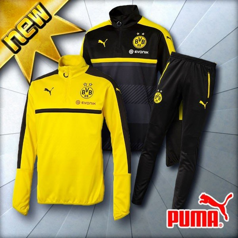 16 17年シーズンモデル プーマ Puma トレーニングウェア ドルトムント Bvb 1 4 トレーニングトップ パンツ 2色展開 通販 Lineポイント最大0 5 Get Lineショッピング