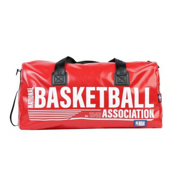 NBA 皮革 字樣印刷 旅行袋