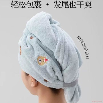 甄選好物🌈幹發帽女士超強吸水速幹不掉毛成人包頭巾2025新款洗頭幹發毛巾