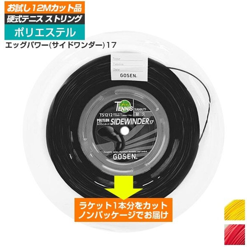 お試し12Mカット品」ルキシロン(Luxilon) アルパワー ラフ ALUPOWER