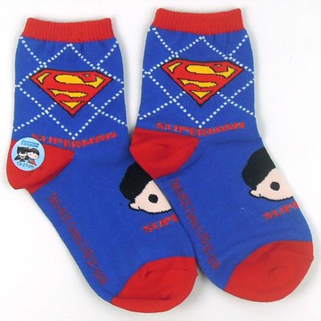 正義聯盟 超人童襪 DC-S205 臺灣正版授權【DK大王】