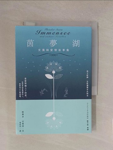 【書寶二手書T1／翻譯小說_TMG】茵夢湖——史篤姆愛情故事集_提奧多．史篤姆Theodor Storm, 楊夢茹