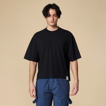 黑色短版短袖T｜00212502109