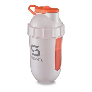 ShakeSphere｜視窗款膠囊雪克杯-珍珠白/橘窗