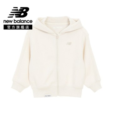 【New Balance】 NB 童裝長袖針織外套_中性_杏色_4DG1403TLBG