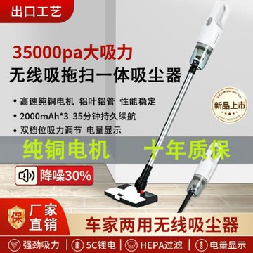 德國無線吸塵器家用吸拖一體大吸力功率手持式地毯除塵床上狗貓毛