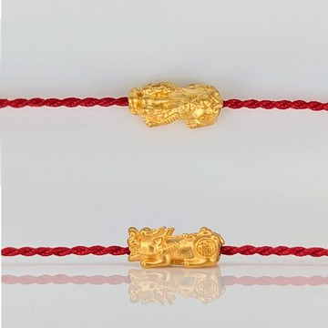 24K純金 - 招財貔貅手繩