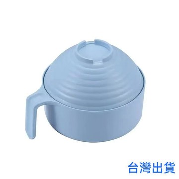 【台灣有貨 免運】日式泡麵碗帶蓋學生宿捨小麥稭稈上班族家用飯盒便宜碗筷套三件套 EDRB