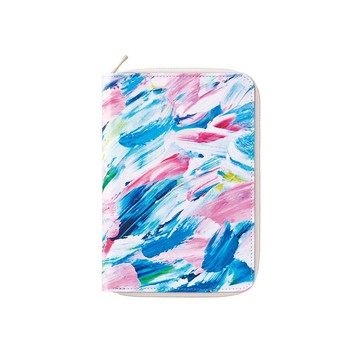 【KING JIM】HITOTOKI NOTE 手帳筆記本 拉鍊款 漫畫尺寸 油彩