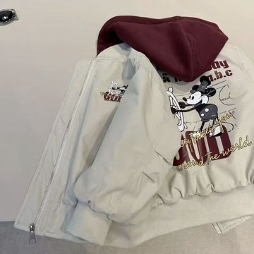 ❤️ATL❤️ 兒童加絨加厚外套 女童外套 兒童厚外套 男女童棉衣2026秋冬新款洋氣寶寶連帽加絨上衣加厚外套兒童棉服