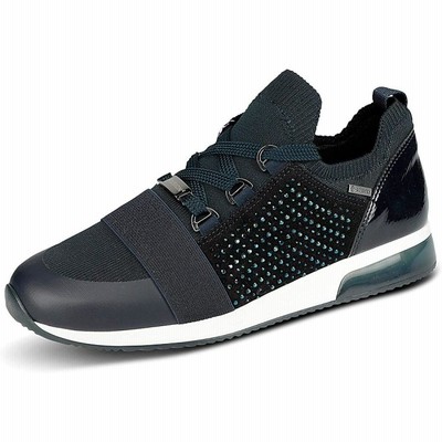 ARA Women's Lissabon Sneaker  Blue Navy Silver  8　並行輸入品