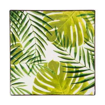 EXCELSA Foliage 陶製隔熱墊  1個  熱帶植葉