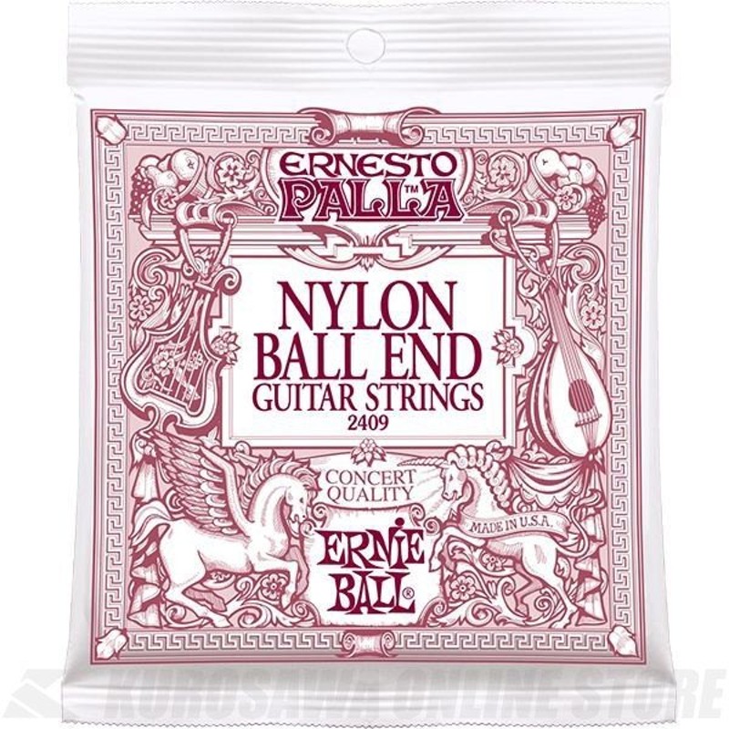 ERNIE BALL #2409 Ernesto Palla Black Nylon Gold Ball End Classical Guitar  Strings(クラシックギター弦)(ネコポス)（ご予約受付中） 通販 LINEポイント最大0.5%GET | LINEショッピング