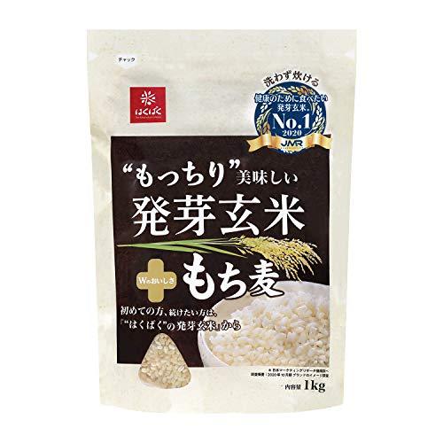 はくばく もっちり美味しい発芽玄米 もち麦 1Kg