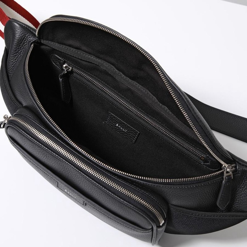 美品　BALLY バリー Thate ベルトバッグ/ ボディバッグ ブラック BALLY バリー ベルトバッグ ボディバッグ