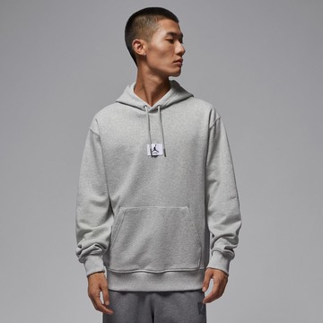 NIKE AS M J FLT FLC PO 男連帽上衣 帽T 灰-FV7248050