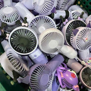 [沐沐屋] 神秘紫 紫色系 電風扇 手拿扇