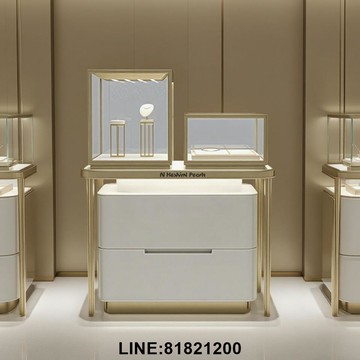 珠寶櫃 展示櫃 首飾櫃 免運 熱銷 速發 附發票 商場展櫃黃金首飾豪華珠寶全店訂製展示道具中島高低組合櫃