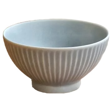 THE VESSEL 輕量刻紋飯碗 日本產 尺寸Φ10.5xH5.6cm 約135g 適用於微波爐/洗碗機/烘碗機  灰藍色  1個