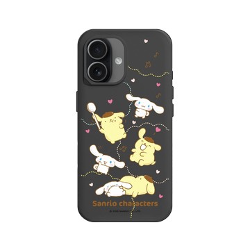 iPhone 17 SolidX 黑 - 三麗鷗-布丁狗＆大耳狗綜合圖 Mix Characters - Yummy ! Yummy !