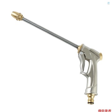 花園軟管噴嘴,高壓洗車噴霧器,手持式水管噴嘴,可調節水壓,用於澆水植物、淋浴寵物、洗車窗或地板