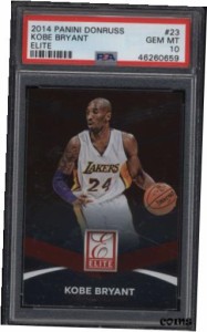 トレーディングカード 2014 Panini Donruss Elite #23 Kobe Bryant PSA