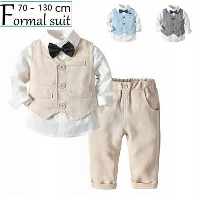ベビーフォーマル 男の子 おしゃれな タキシード風 上下3点セット 70 130 1歳 2歳 3歳 ベビー服 スーツ 結婚式 お祝い お誕生日 通販 Lineポイント最大get Lineショッピング