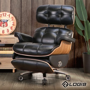 伊姆斯真皮椅 總裁椅 視聽椅【B1650】