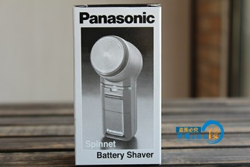 日本松下正品男干電池旋轉式電動剃須刮胡子刀ES534迷你便攜