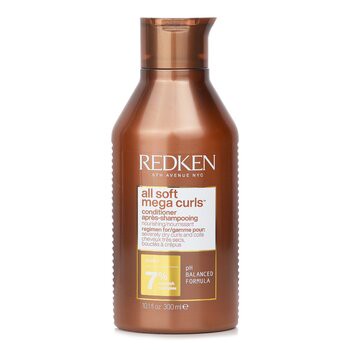 Redken Redken All Soft Mega 捲髮護髮素 300ml/10.1oz-捲髮及波浪髮型潤髮乳