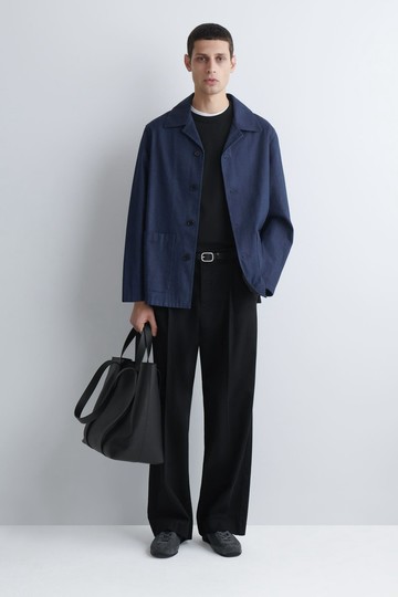 男裝 牛仔襯衫外套