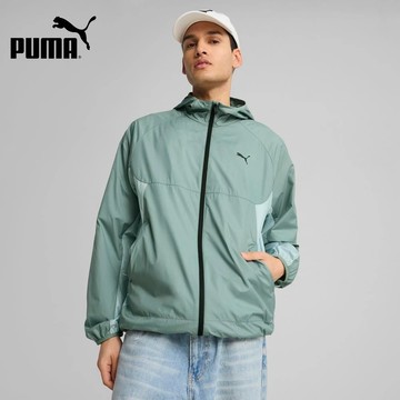 【PUMA】 基本系列Packlite連帽風衣外套(M)_男性_68463030_歐規｜官方直營