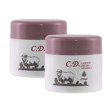 【澳洲 Natures Care】澳洲Natures Care C.D. 綿羊霜含維他命E(２入組 250g/罐)