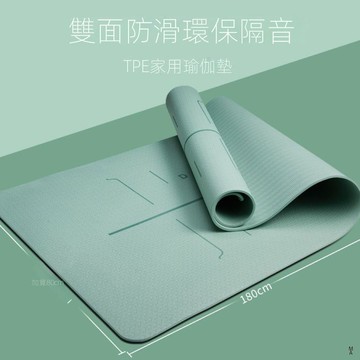 台灣出貨 瑜伽墊防滑抓地初學者加寬加厚靜音健身墊男女微瑕舞蹈跳繩墊