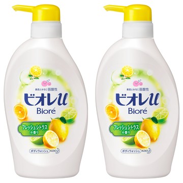 Biore 蜜妮 沐浴乳 清新柑橘  480ml  2瓶
