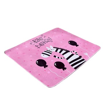 北歐多功能地墊 可愛斑馬  150 x 200cm