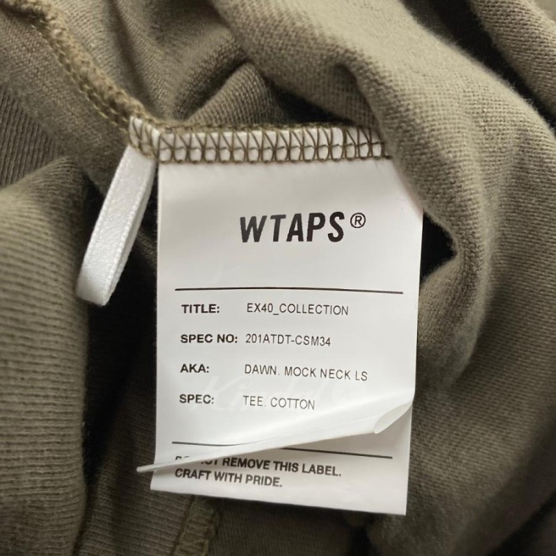 値下げ】WTAPS 2020SS 「DAWN MOCK NECK LS TEE」 モックネック