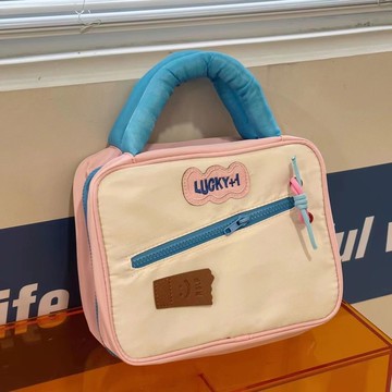 免運🔮化妝包大容量ipad收納包趙露思同款化妝包三層乾溼分離旅行包宿舍防水收納包 洗漱包 大容量化妝包 化妝袋 分層化