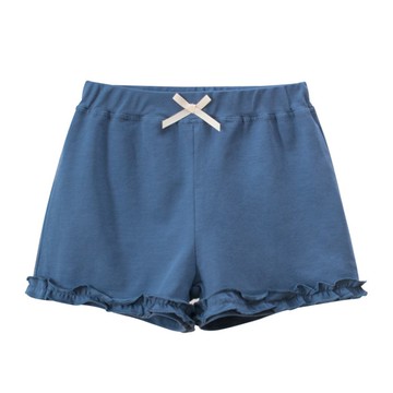 27home - 棉質短褲-花邊-深藍色