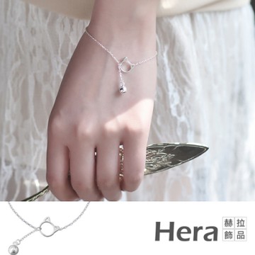 Hera 赫拉 氣質貓咪鈴鐺手鍊#H100331C