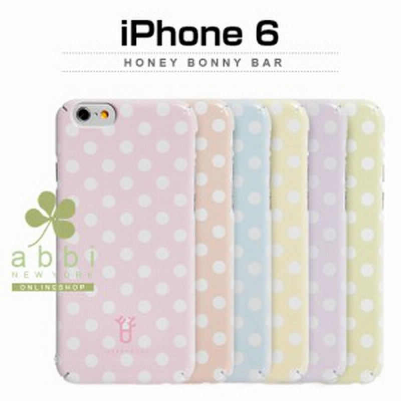 Iphone6ケース Happymori Honey Bonny Bar ハニーボニーバー ハッピーモリ 可愛い かわいい水玉 ドット パステル ハード ケース Ipho 通販 Lineポイント最大1 0 Get Lineショッピング