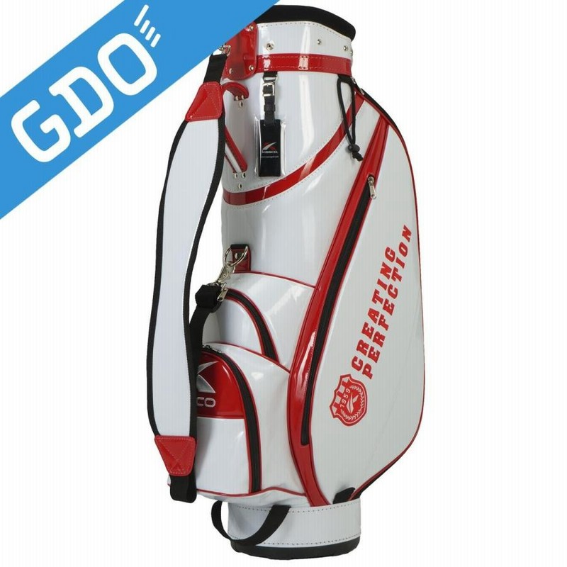 KASUCO】キャディバッグ Kasco キャディバッグ ホワイト・ネイビー